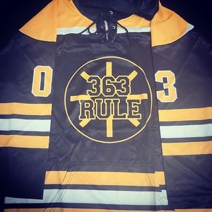 Custom Boston Bruins color inspired Hockey Jersey (sold out)